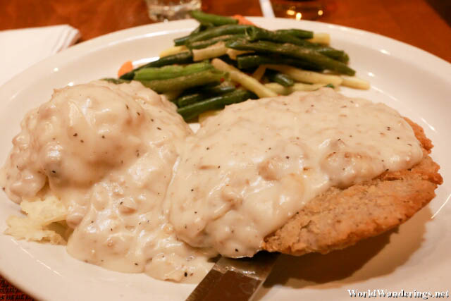 Country Fried Steak at Siegel's 1941