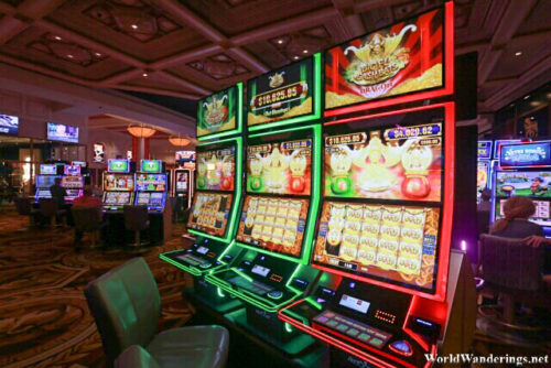 Gambling Machines at Caesar's Palace