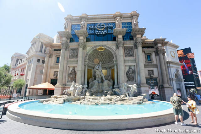 Travi Fountain Replica at Caesar's Palace
