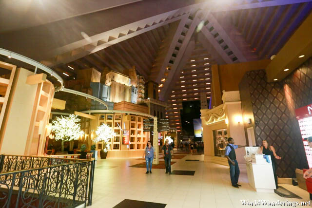 Las Vegas, Nevada, Interior of Luxor Hotel and Casino, USA