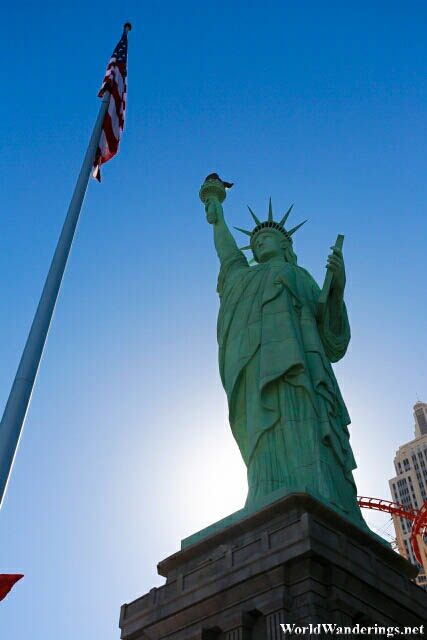 Replica of the Statue of Liberty at New York-New York Hotel and Casino