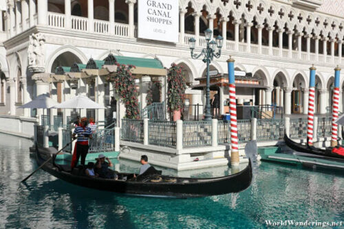 Gondola Outside The Venetian