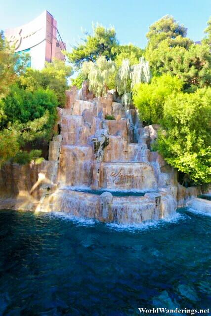 Waterfall at the Wynn Las Vegas