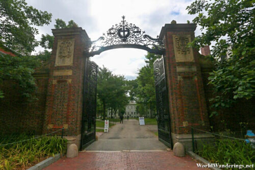 Johnston Gate at Harvard University