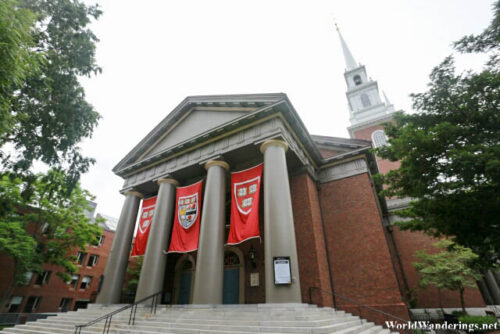 Approaching Harvard Memorial Church