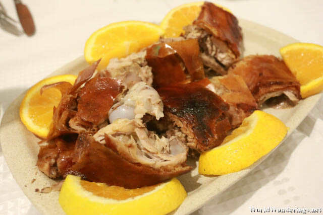 Roast Pork at Manuel D Silva Zagalo