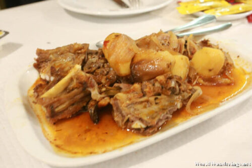 Some Pork Dish at  Manuel D Silva Zagalo 