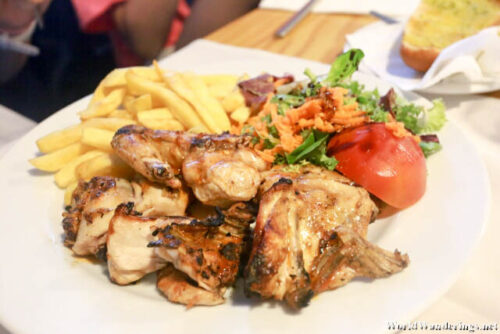 Peri-peri Chicken at Uzonj Restaurante-Grill