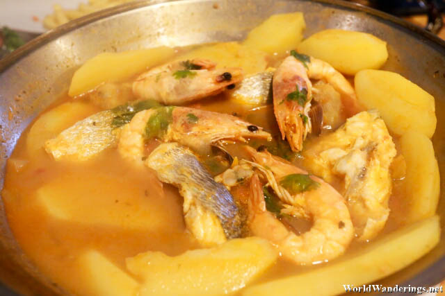 Seafood Cataplana at Uzonj Restaurante-Grill