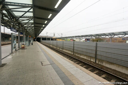 Train Platform at Düsseldorf International Airport