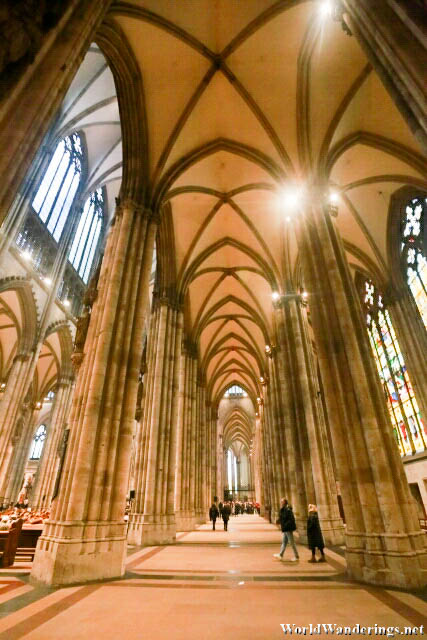 Aisle Inside Köln Cathedral