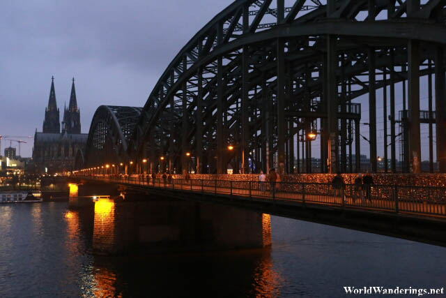Hohenzollern Bridge in Köln