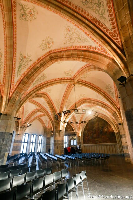 Inside the Main Hall of the Aachen City Hall