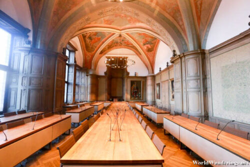 Modern Meeting Hall at the Aachen City Hall
