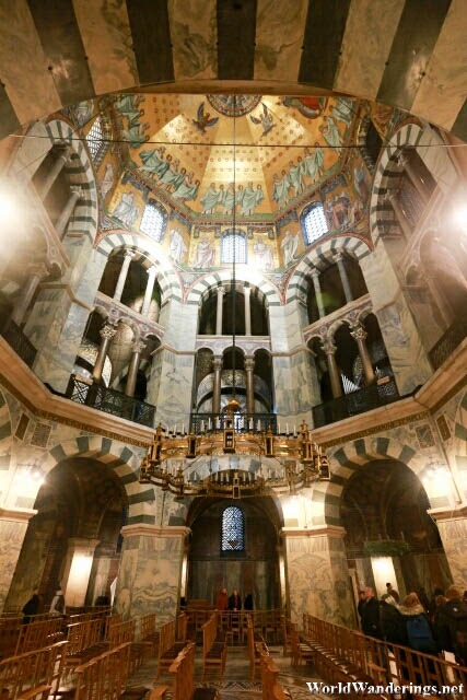 Inside the Aachen Cathedral