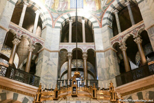 Closer Look at the Aachen Cathedral Interior