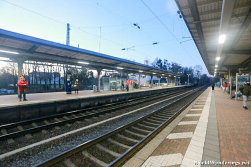 Brühl Train Station Platform