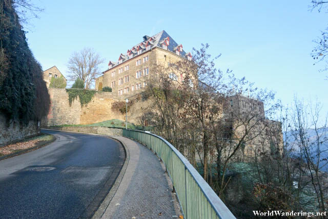 Walking Up to Rheinfels Castle