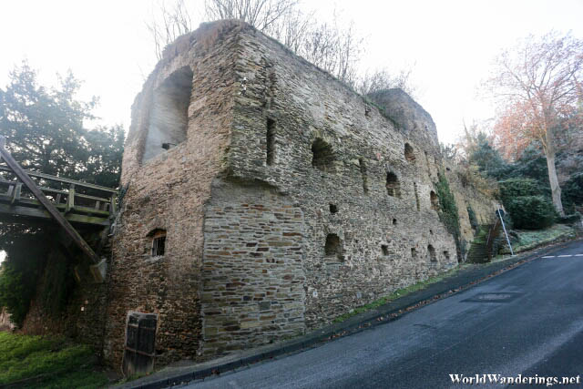 Some Ruins at the Rheinfels Castle
