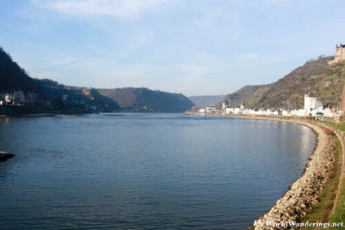 View of the Rhine at Loreley Rock