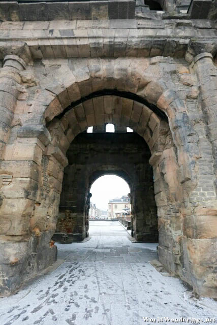 One of the Portals at the Porta Nigra in Trier