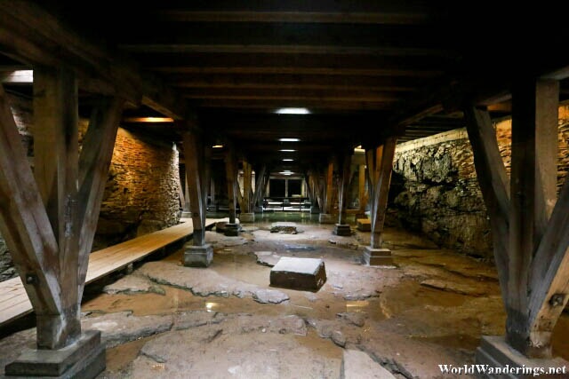 Underground Cellar at the Trier Amphitheater