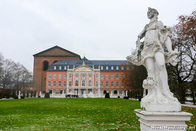 Statue at the Garden of the Electoral Palace of Trier