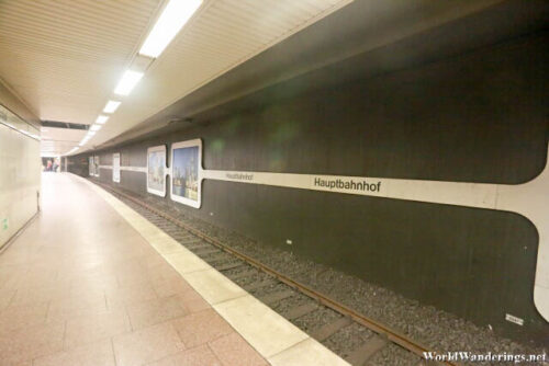 Frankfurt U-bahn Platform