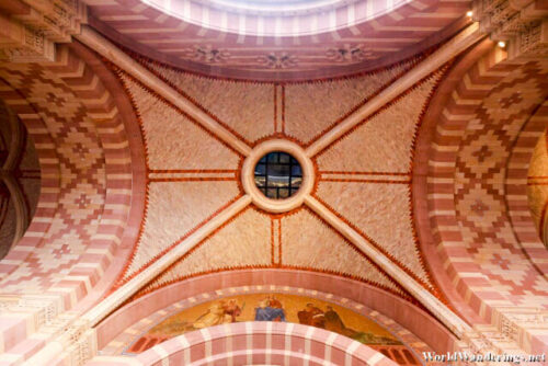 Vaulted Ceiling of the Entrance of the Speyer Cathedral