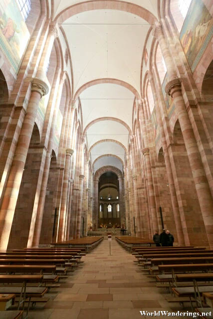 Inside the Speyer Cathedral