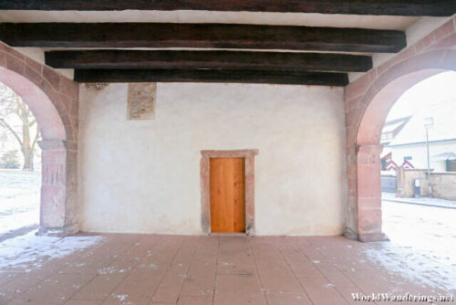 Inside the Gatehouse of Lorsch Abbey