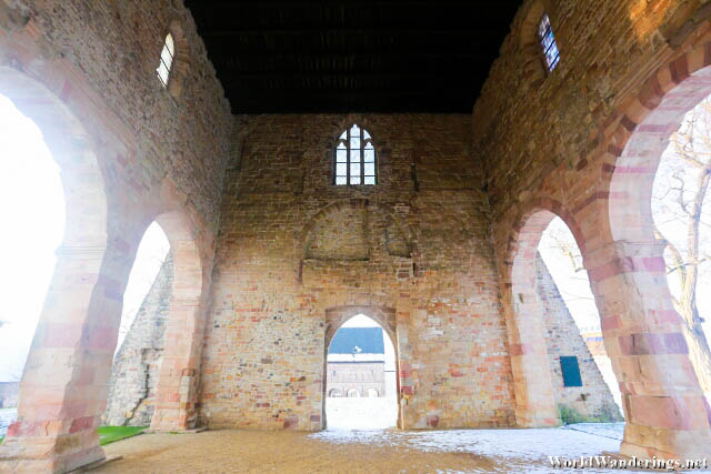 Inside the Church of Lorsch Abbey