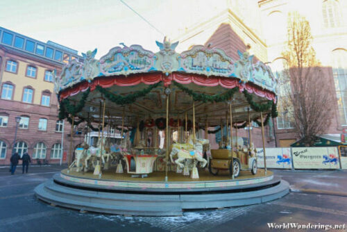 Carousel at the Frankfurt Christmas Market