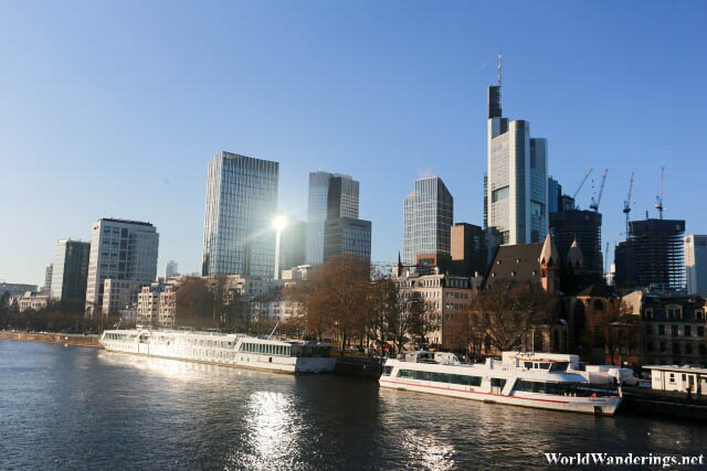 Frankfurt Skyline from the River Main