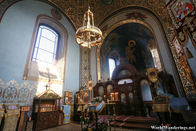 Mathildenhöhe Russian Orthodox Chapel Interior