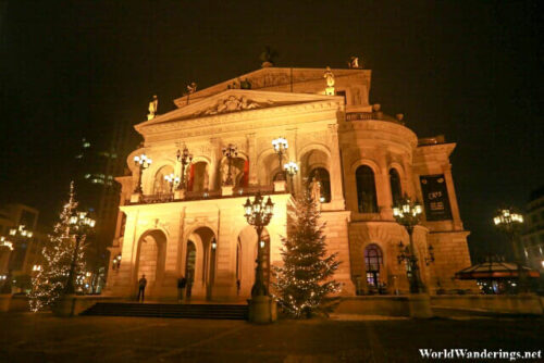 Closer Look at the Old Opera House of Frankfurt