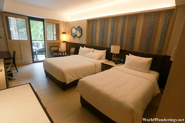 Bedroom at the Henann Palm Beach Resort