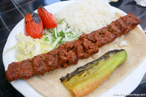 Adana Kebab Somewhere in Istanbul