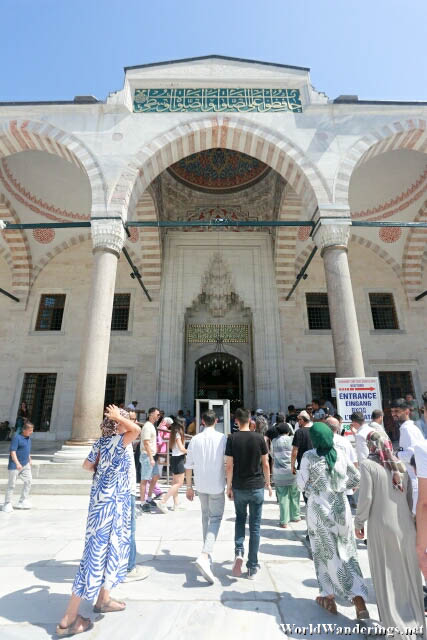 In Front of the Sultan Ahmed Mosque