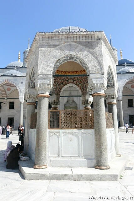 Shadirvan at the Sultan Ahmed Mosque