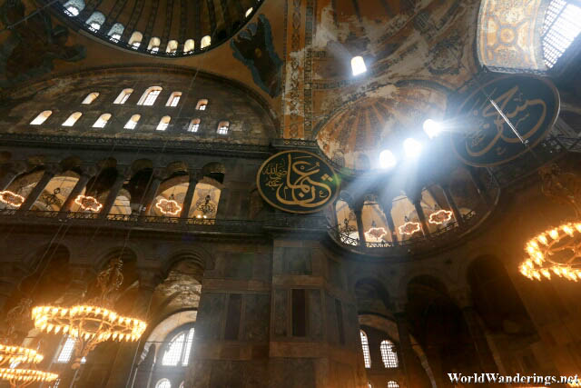 Shafts of Light at the Hagia Sophia