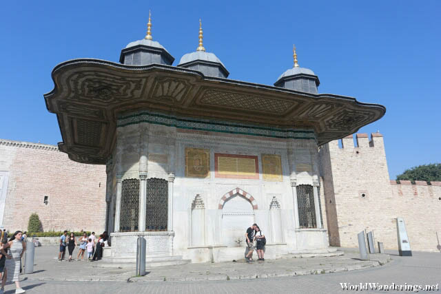Sultan Ahmed III Fountain Outside the Topkapi Palace Museum