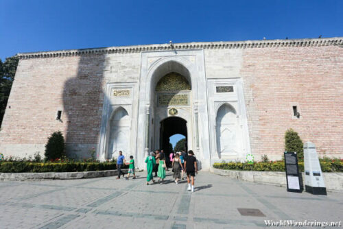 Entrance to the Topkapi Palace Museum