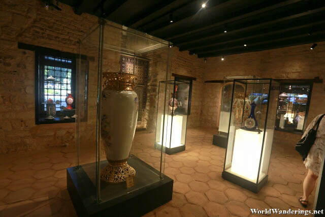 Vases on Display at the Topkapi Palace Museum in Istanbul