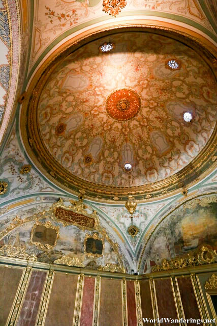 Beautiful Dome Inside the Topkapi Palace Museum