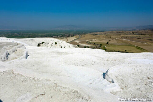 Travertine Terraces at the Top of Pamukkale