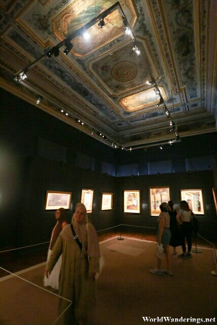 Gallery Inside the National Painting Museum at the Dolmabahce Palace in Istanbul