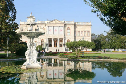 Small Pond Outside the Dolmabahce Palace