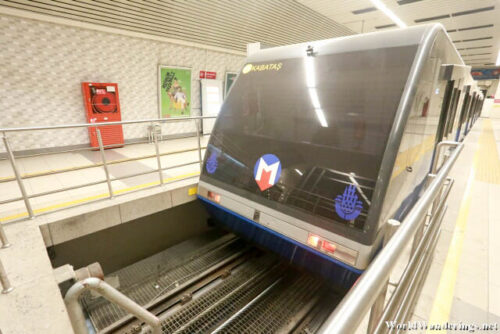 Funicular Approaching the Station