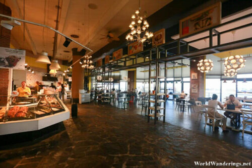 Cafe at the Yenikapi Ferry Terminal in Istanbul